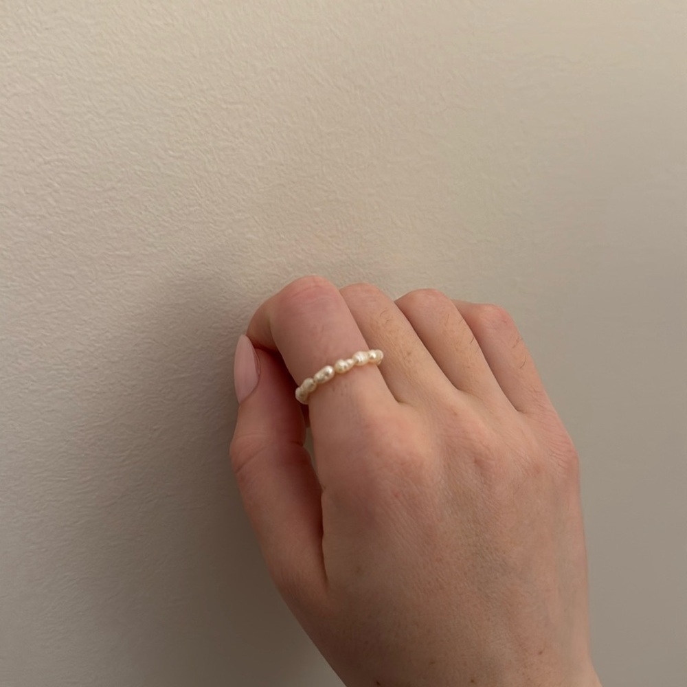 Freshwater pearl ring